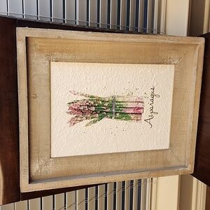 Kitchen art Vegetable Watercolor Prints 16 x 20  Set of 2